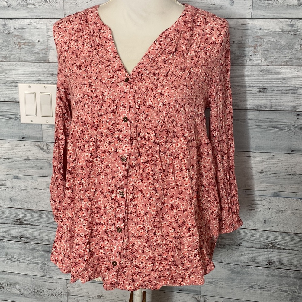 KNOX ROSE PINK FLORAL TOP - Picture 3 of 11